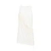 Rick Owens Draped Cotton Sleeveless Top In Neutral Palette