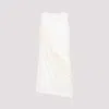 Rick Owens Draped Cotton Sleeveless Top In Neutral Palette In Beige