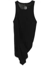 Rick Owens Anthem Tank Top In Black