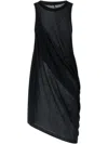 Rick Owens Round-neck Vest In Black