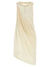 Rick Owens Anthem Draped Cotton-jersey Tank Top In Multi