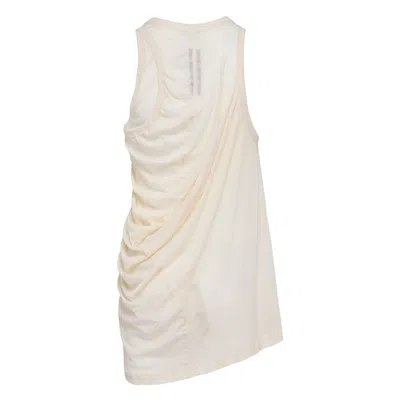 Rick Owens Anthem Tank Unstable Cotton In Neutral