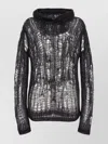 Rick Owens 'arachnid Capuche' Hooded Sweater