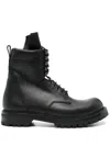 Rick Owens Army Leather Chunky Sole Low Boot