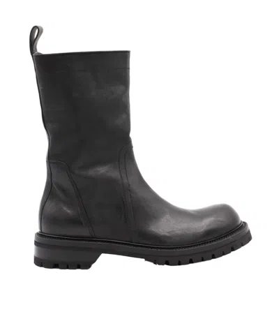 Rick Owens Army Creeper Boots In Black