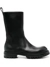 Rick Owens Black Concordians Army Creeper Boots In Black