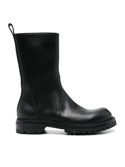 Rick Owens Army Creeper Boots In Black