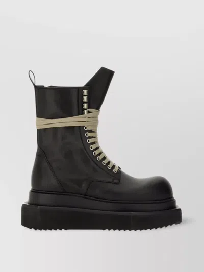 Rick Owens Army Cyclops Turbo High-top Platform Boots