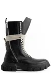RICK OWENS RICK OWENS ARMY TRACTOR ZIPPED BOOTS