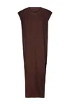 Rick Owens Arrowhead Gown In Brown