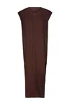 Rick Owens Arrowhead Gown In Mahogany