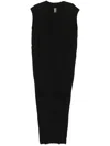 Rick Owens Arrowhead Maxi Dress In Black
