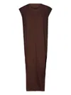 Rick Owens Arrowhead Maxi Dress In Brown