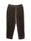 Rick Owens Astaires Cropped Pants In Brown