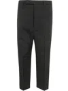 Rick Owens Black Dirt Cooper Trousers In Black