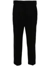 Rick Owens Astaires Cropped Trousers In Black