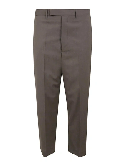 Rick Owens Astaires Cropped Trousers In Grey