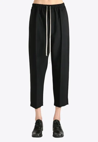 RICK OWENS ASTAIRES DRAWSTRING CROPPED PANTS