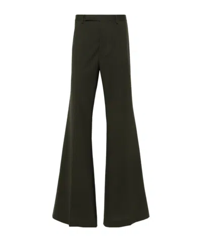 Rick Owens Astaires Trousers In Green
