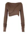 Rick Owens Asymmetric-design Top In Multi