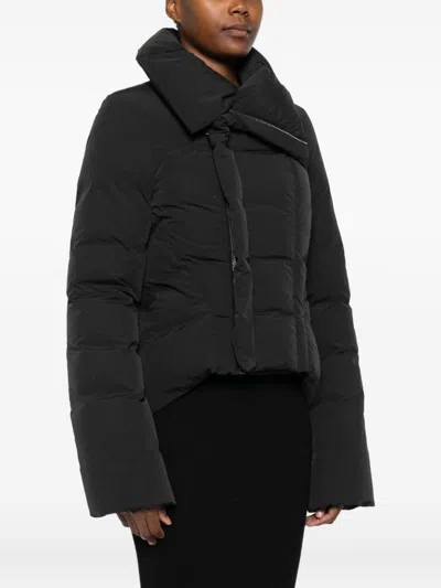 RICK OWENS ASYMMETRIC DOWN JACKET