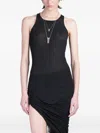 Rick Owens Black Hollywood Basic Rib Tank Top