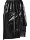 Rick Owens Asymmetrischer Midirock In Black