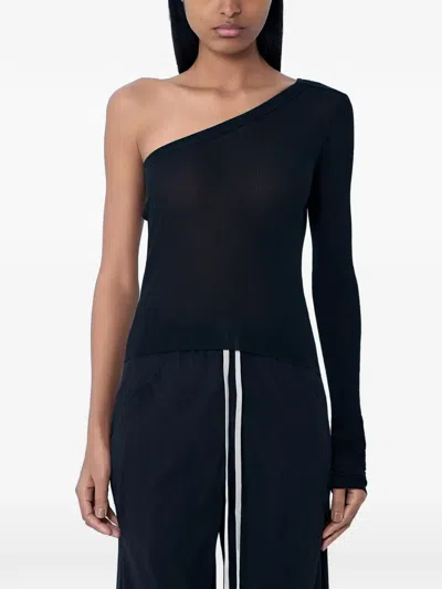 Rick Owens Asymmetric Top In Black