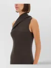 Rick Owens Asymmetrical Floor Length Dress Slit In Multi