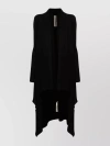 RICK OWENS ASYMMETRICAL HEM WRAP KNIT