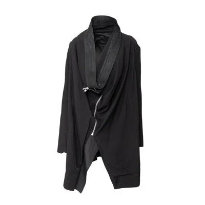Rick Owens Asymmetrical Jacket - '10s In Black