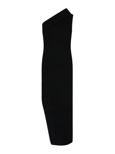 RICK OWENS ASYMMETRICAL MAXI DRESS