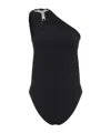 Rick Owens One-shoulder Swimsuit In Black
