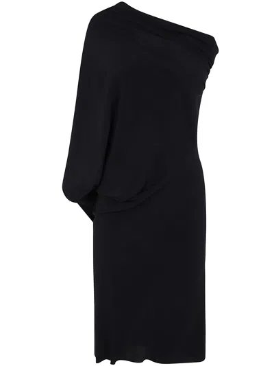 Rick Owens Asymmetrical One Sleeve Top In Black