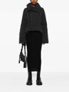 Rick Owens Contemporary Padded Jackets High Collar In Animal Print