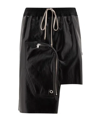 Rick Owens Asymmetrical Skirt In Black