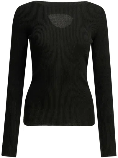 Rick Owens At The Top In Black