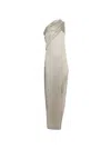 Rick Owens Athena Arrowhead Dress Dinge In Neutrals