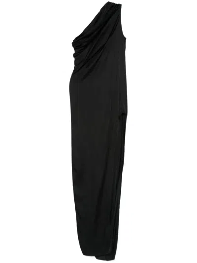 Rick Owens Athena Arrowhead Abendkleid In Black