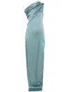 Rick Owens Athena Arrowhead Maxi Dress In Blue