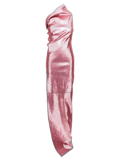 RICK OWENS ATHENA DRESSES PINK