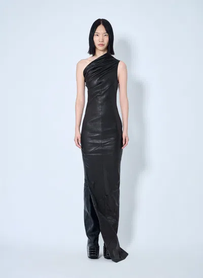 Rick Owens Athena Gown In Black