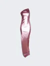 Rick Owens Athena Dresses Pink In Blue