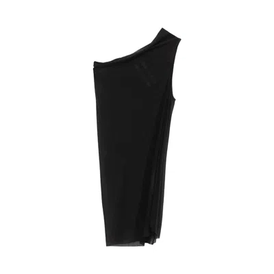 Pre-owned Rick Owens Athena Jersey Top 'black' | Women's Size 44