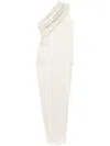 Rick Owens Athena Arrowhead Dress Dinge In Beige