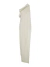 Rick Owens Athena Arrowhead Dress Dinge In Beige