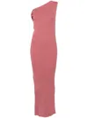 Rick Owens Pink Porterville Athena Maxi Dress In Pink