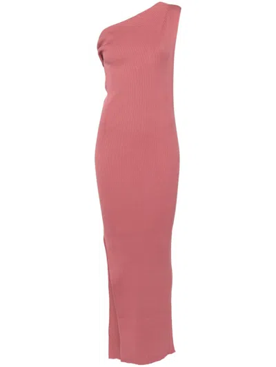 Rick Owens Athena Maxi Dress In Pink