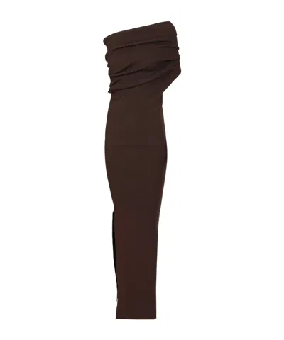 Rick Owens One Shoulder Dress