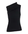 Rick Owens Sleeveless Tops In Black